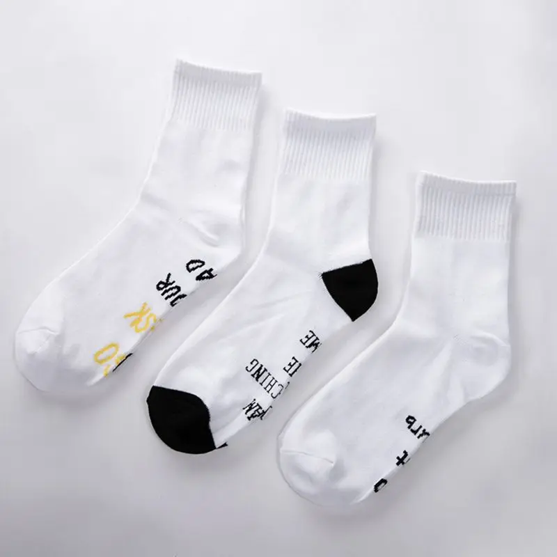 

Креативные трикотажные носки с буквенным принтом для взрослых, модные носки для отдыха для мужчин и женщин на скейтборде