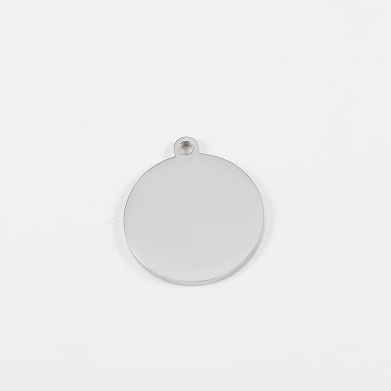 Круглые Подвески из нержавеющей стали зеркальная полировка 22 х19 мм подвески с