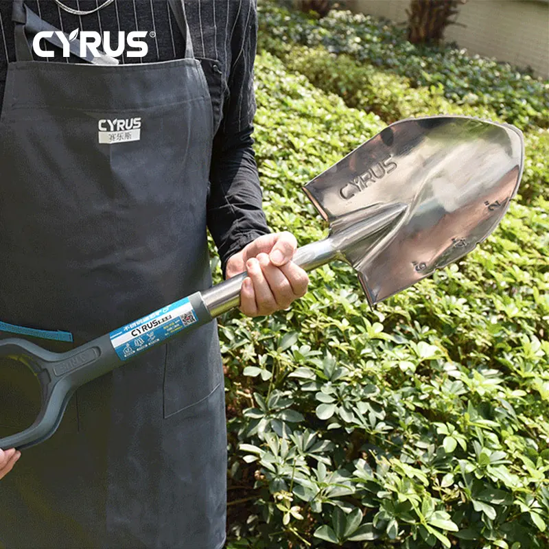 Нержавеющая стальная садовая лопатка снег копать овощи цветок Лопата