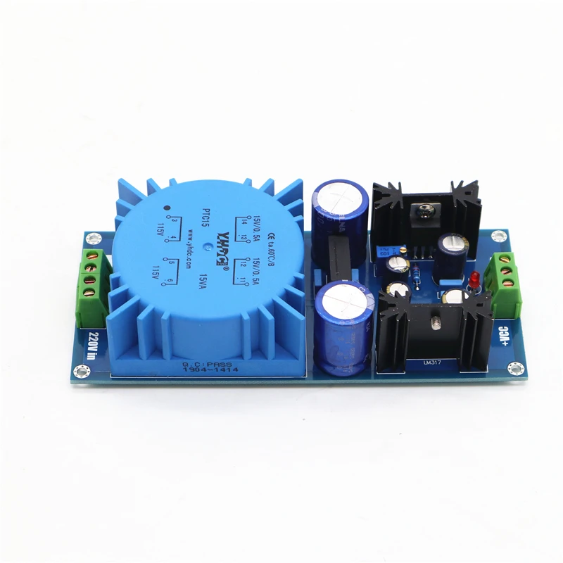 15AV 25 Вт LM317 LM337 трансформатор, выходная мощность регулируемый регулятор напряжения преусилитель блок питания для аудио усилителя