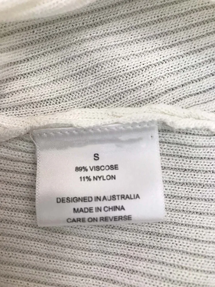 

Double-breasted Women Knitted Cardigan Slim Lady Stripes Turn-down Collar Knitwear Top White Black Sweater Outwear