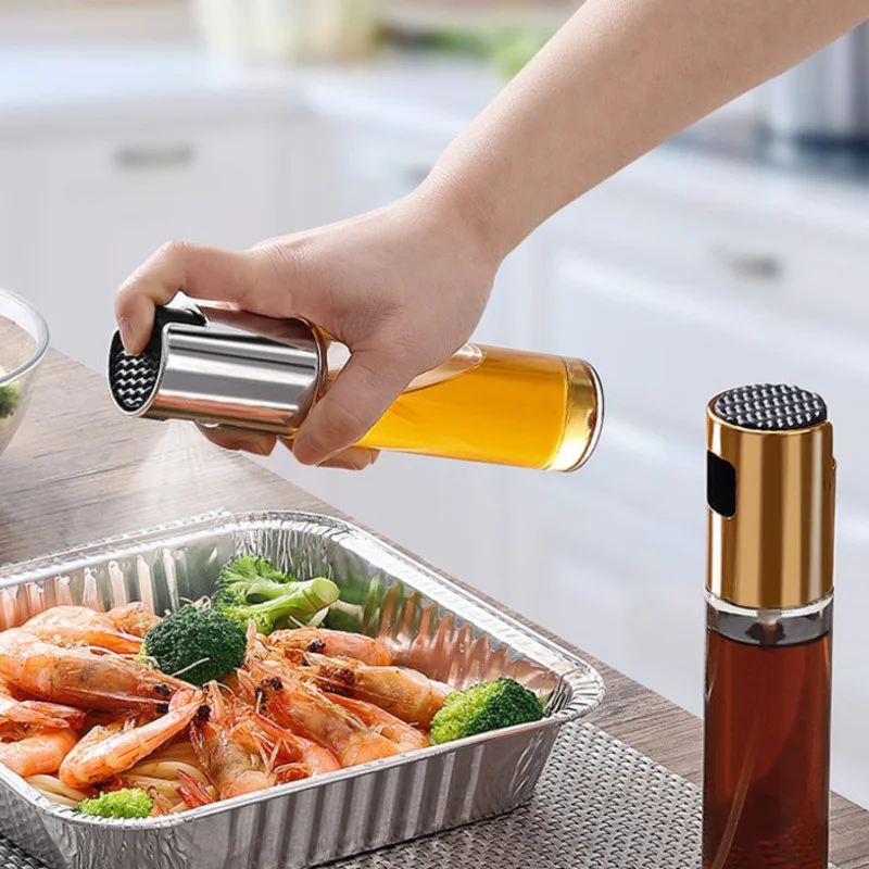 

Распылитель оливкового масла для барбекю, бутылка для приправ, распылитель для уксуса, соевого соуса, гриля, кухонный инструмент, аксессуар...