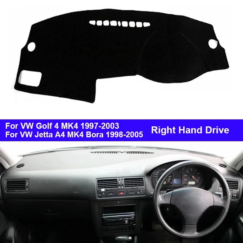 

Fit For Volkswagen GOLF 4 MK4 1997-2003 Left/Right Hand Drive 1PC Car Dashboard Mats Cover Sun Shade Cushion Pad Carpets