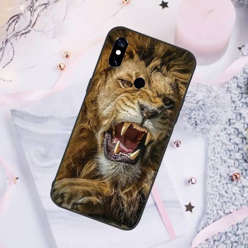 

Animaux lion Phone Case For Xiaomi Redmi 4x 5 plus 6A 7 7A 8 mi8 8lite 9 note 4 5 7 8 pro