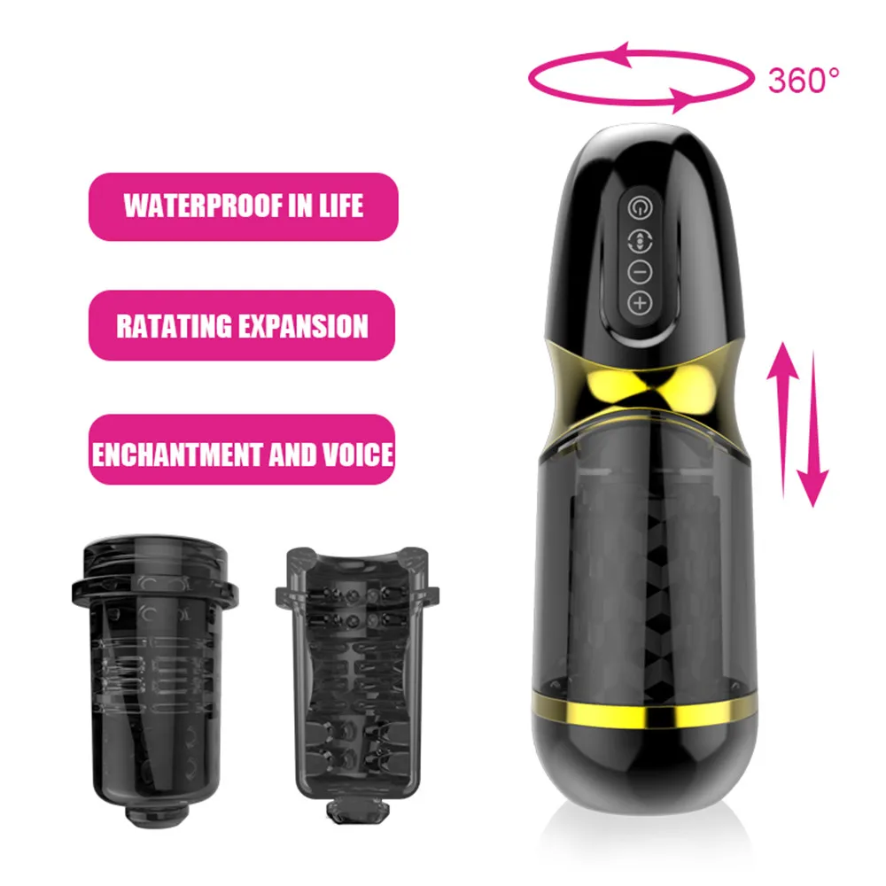 Умная электрическая вибрация автоматический поршневой вращающийся Мужской