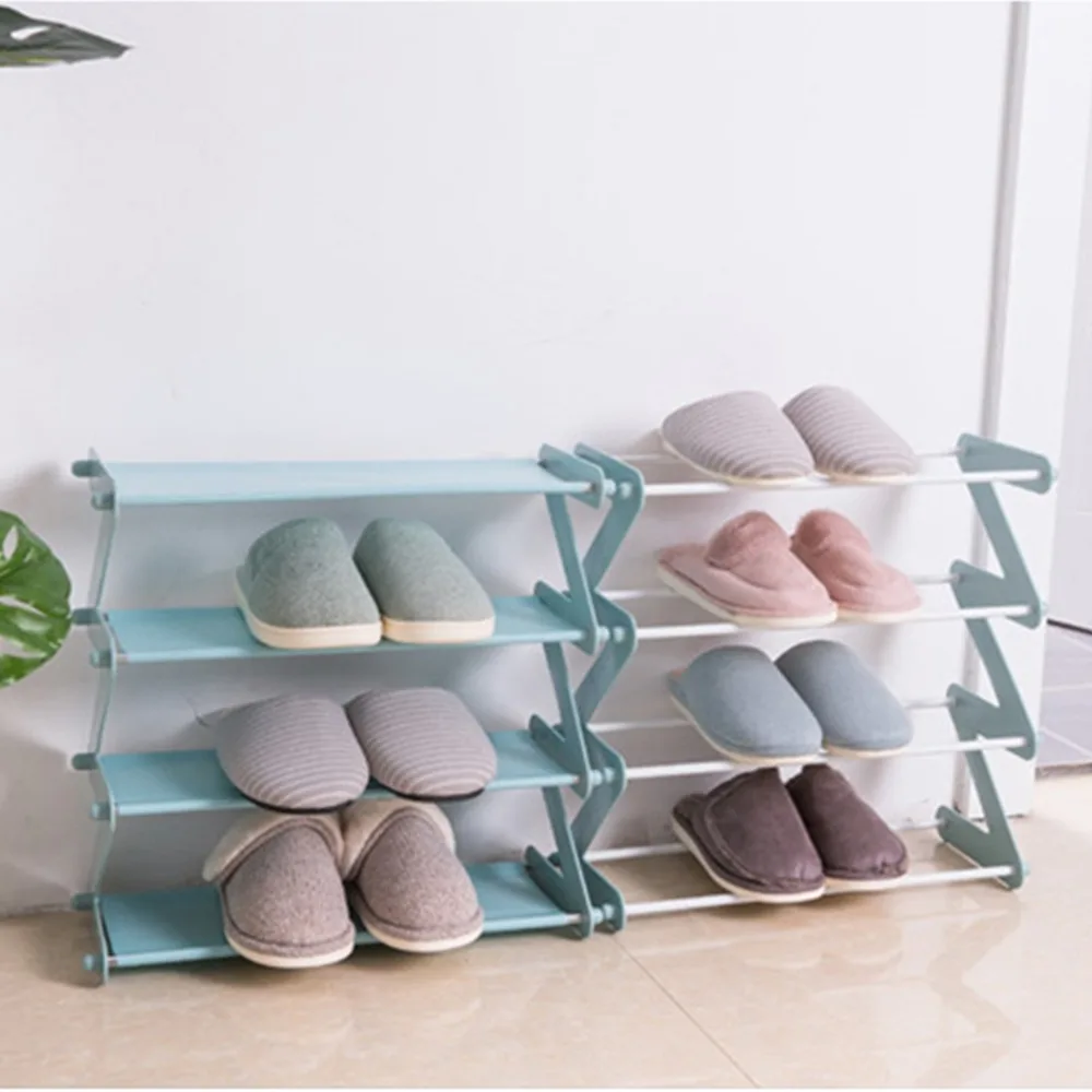 Hallway Space Saving Shoes Rack Over Multi-layer Stainless Steel Decorative Shelf Sundries Dorm Room Stand Organizer | Мебель