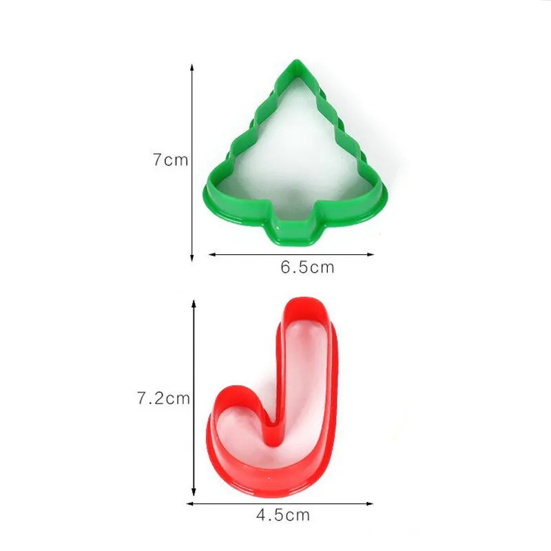 24 шт./лот инструменты для украшения торта силиконовая форма Рождественская елка