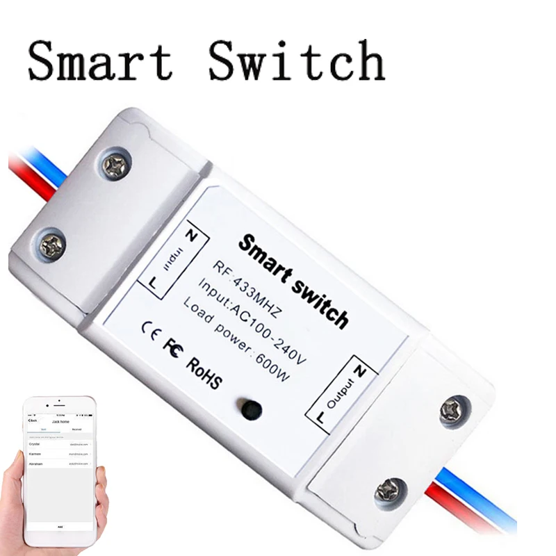 

433 RF On-off Device Wireless Receiver Remote Control Switch Smart Home Modification Remote Control Switch Smart Life Accessorie