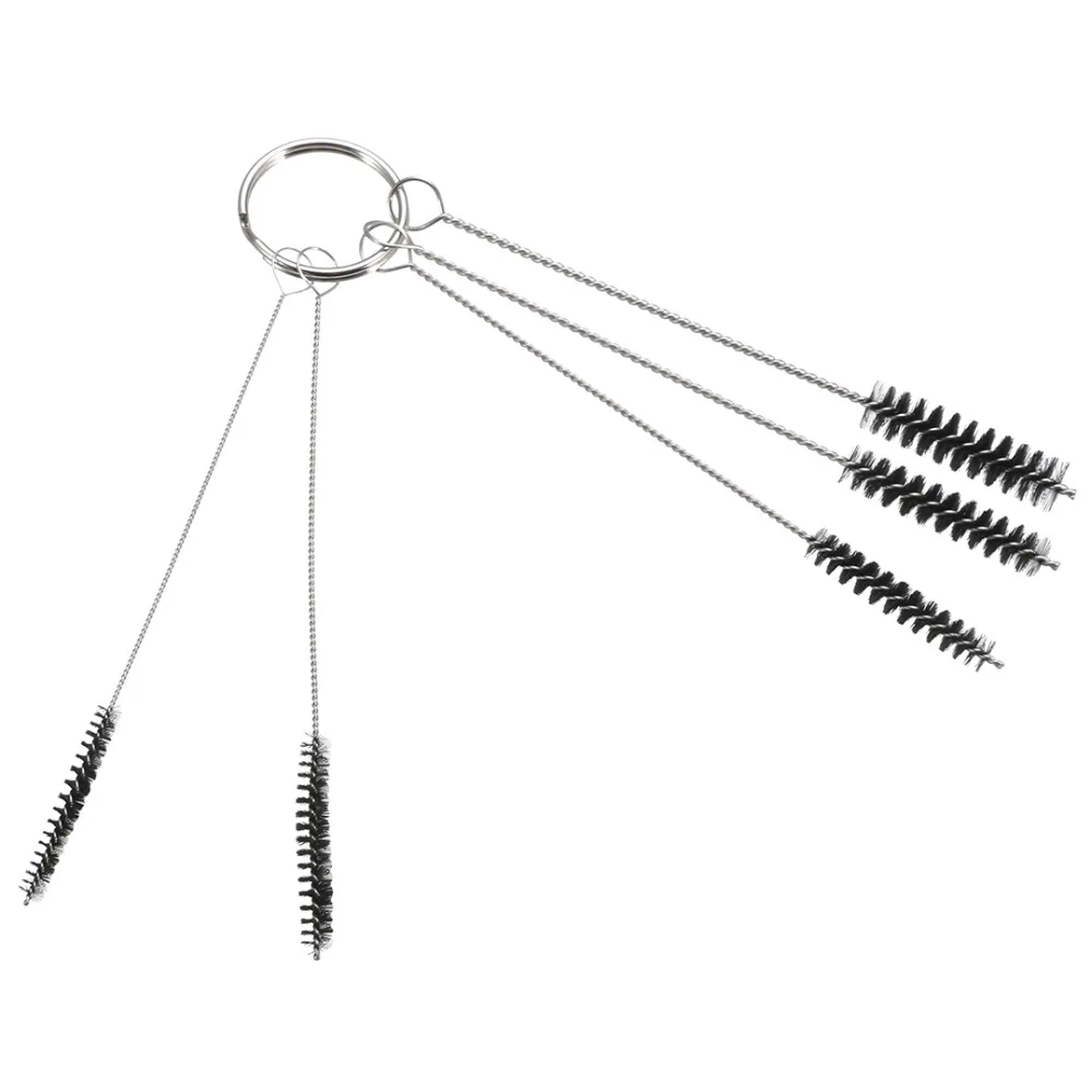 5pcs Nylon Brushes 2/2.5/3/4/5mm Drinking Straw Glass Tube Mini Cleaning Brush For Home Drinkware Scrub Remover | Дом и сад