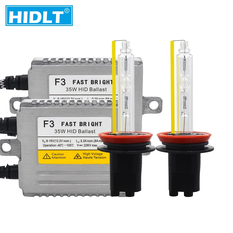 HIDLT 35 Вт DLT комплект ксенонового балласта AC 12 В F3 быстрый запуск реактор 5500K Auto HID