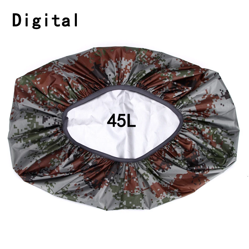 Digital 45L 35L 45L 55L 70L 80L рюкзак дождевик походный туристический Водонепроницаемый пылезащитный спортивный мешок Сверхлегкий Открытый инструмент - Цвет: Digital 45L