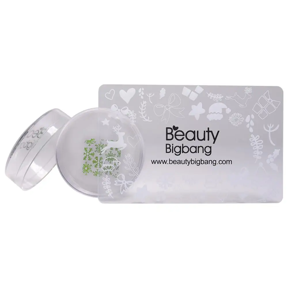 Пластиковый штамп BeautyBigBang с силиконовой головкой 4 см прозрачный Желейный цветок