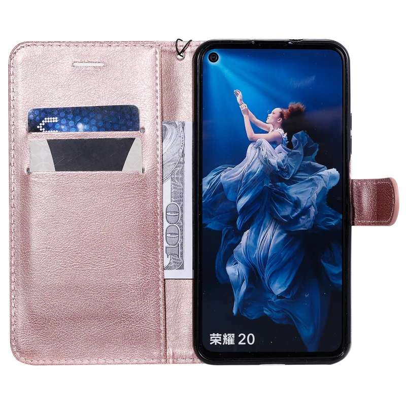 Флип кейс из искусственной кожи для Huawei Honor 20 чехол задней панели телефона Pro