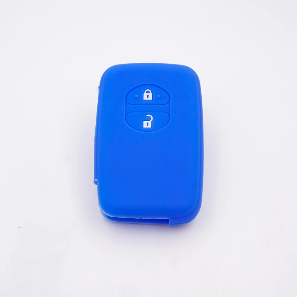 

Xinyuexin 2 Button Remote Smart Car Key Silicone Case for Toyota 4 Runner Venza Land Cruiser Camry Avalon Shell Cover Protector