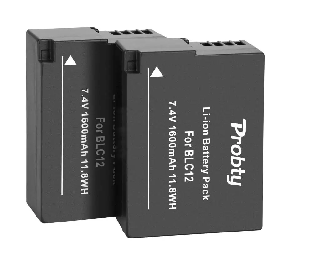 2 Pcs Battery ДМВ BLC12 DMW-BLC12 BLC12E BLC12PP Батарея или Зарядное устройство для цифрового фотоаппарата Panasonic Lumix FZ1000 FZ200 G5 G6 G7 GX8 G85 - Цвет: 2 Pcs Battery