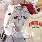 Худи с надписью Brooklyn Boston, Мужская модная куртка, большие размеры, худи Нью-Йорк, свитшот, женская мужская одежда с принтом Brooklyn
