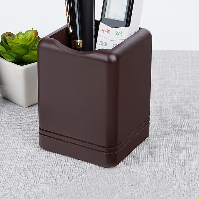 Многофункциональный коричневый деревянный держатель ручки квадратный