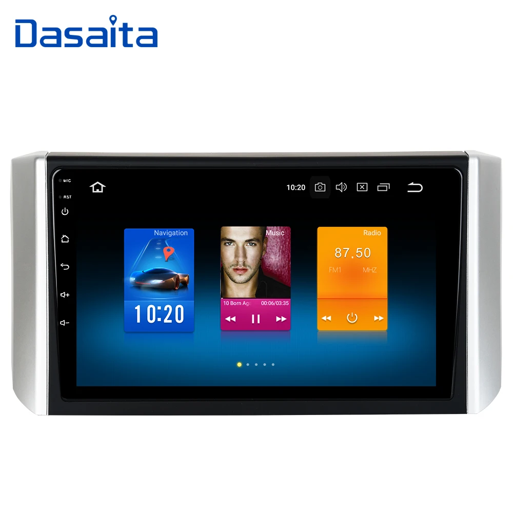 Dasaita Android 9,0 Автомагнитола " HD сенсорный экран для Mitsubishi Xpander gps 1 din Bluetooth 1080P видео TDA7850