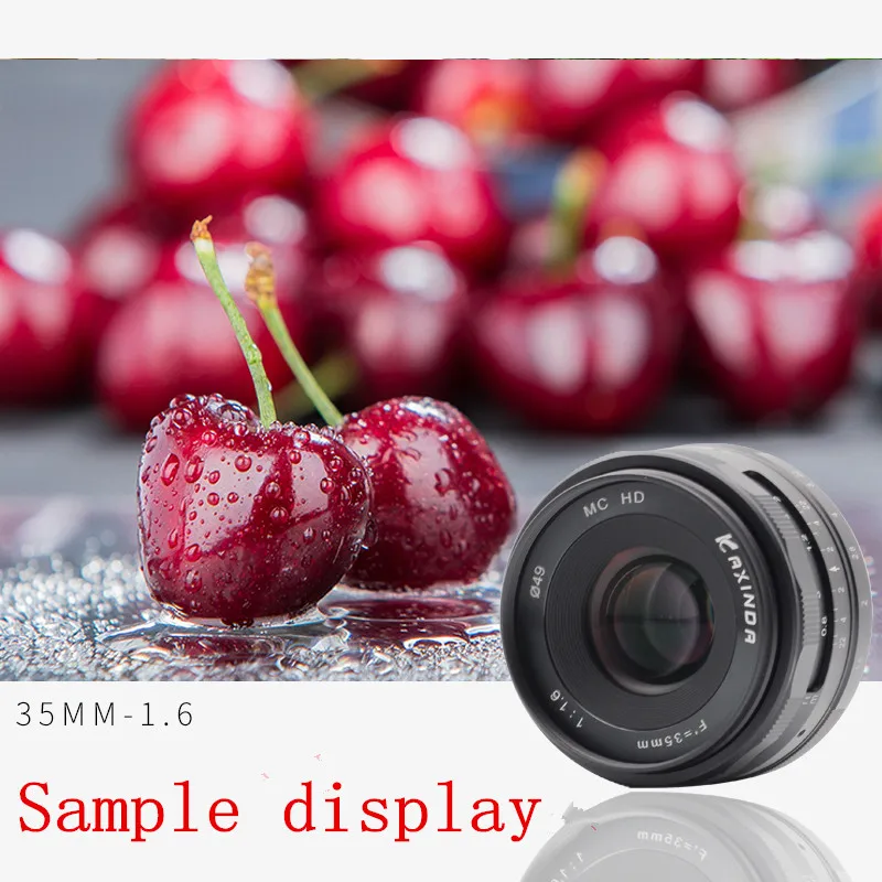 Kaxinda 35mm F1.6 Standard Manual Prime Lens for Sony E Mount Nex-5T Nex-F3 Nex-6 Nex-7 Nex-5R A6300 A6100 A6500 A5100