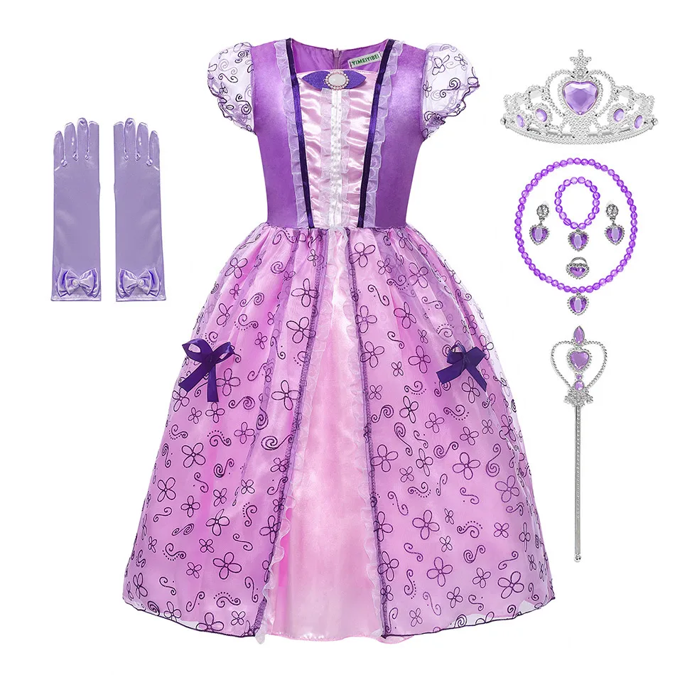 Рождественская Принцесса Белль наряд для девочек хэллоуивечерние Аладин Жасмин