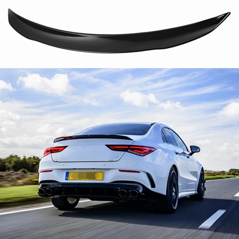 

Задний спойлер для багажника Mercedes Benz W118 C118 CLA35 CLA180 CLA200 CLA250 CLA45 AMG Line 2019 2020-2024 ABS