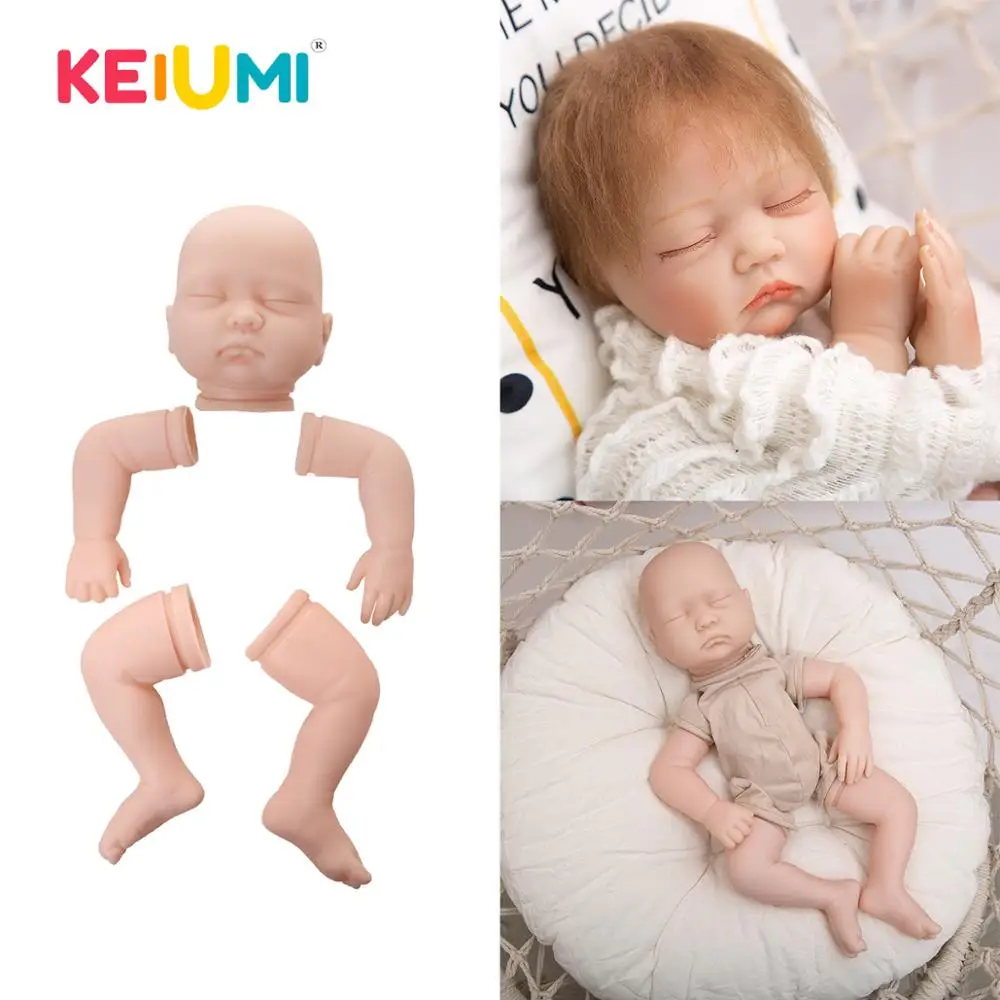 

Модные детские куклы Reborn, наборы, сделай сам, 100% ручная работа, силиконовый винил, 22 дюйма, комплект для детской куклы, голова и 3/4 руки, ножки, ...