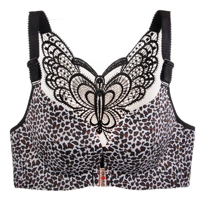 2020 размера плюс сексуальный бюстгальтер с пуш-ап застежка спереди бабочка низким