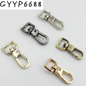 100 шт. DIY ручные кожаные сумки фурнитура Аксессуары крючок вычет брелок собачья Пряжка поводок поворотный крючок Пряжка спусковой крючок