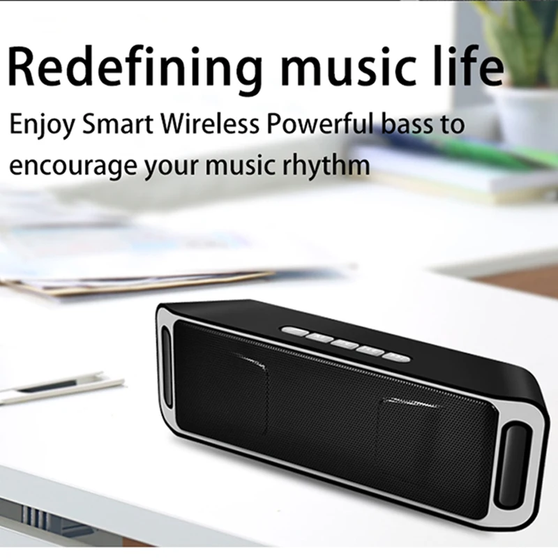 2019 LIGE Новая беспроводная Bluetooth колонка Портативная сабвуфер стерео открытый