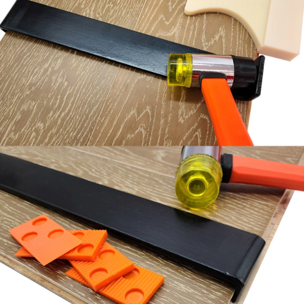 

Wood Floor Installation Tool 43Pcs/Set Rubber Hammer Warrior Hook Knock Board Inserting Piece Floor Installation Household Tools