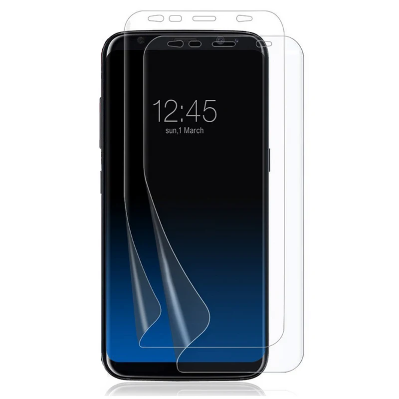 5 шт./лот изогнутая мягкая пленка для Samsung Galaxy S9 S8 S10 Plus E Note 8 9 10 S7 Edge Note10 + ультра