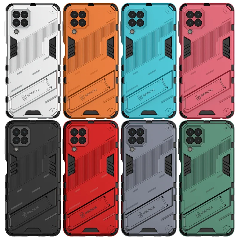 Case For Samsung Galaxy A22 Cover For Samsung A22 Capas Shockproof Kickstander Stander Full Holder Cover For Samsung A22 Fundas