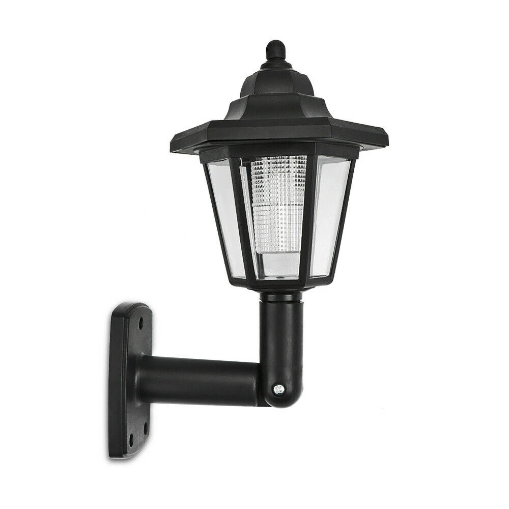 

2Pcs Solar Wall Lights Outdoor Waterproof Landsacpe Street Lamps LED Solar Powered Retro Lantern For Pathway Garden Decoration