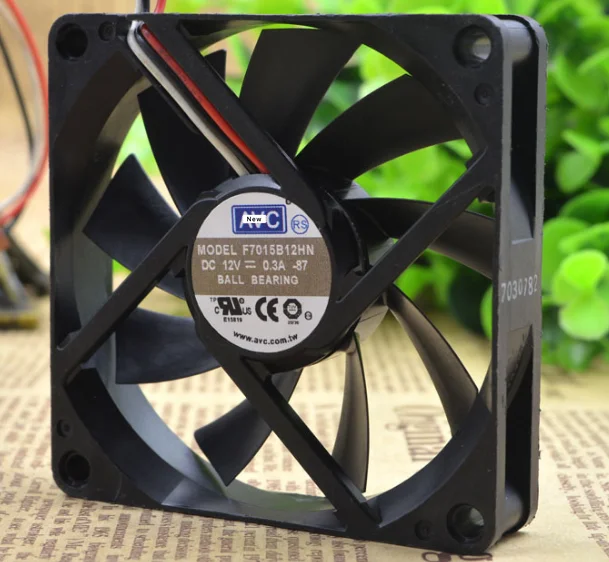 

for AVC F7015B12HN Server Cooling Fan DC 12V 0.3A 70x70x15mm 3-wire