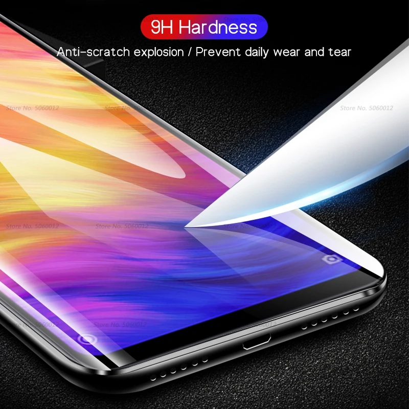 Защитная пленка для экрана 9H закаленное стекло полное покрытие Xiaomi Redmi 7 7A 6 Pro 6A 5
