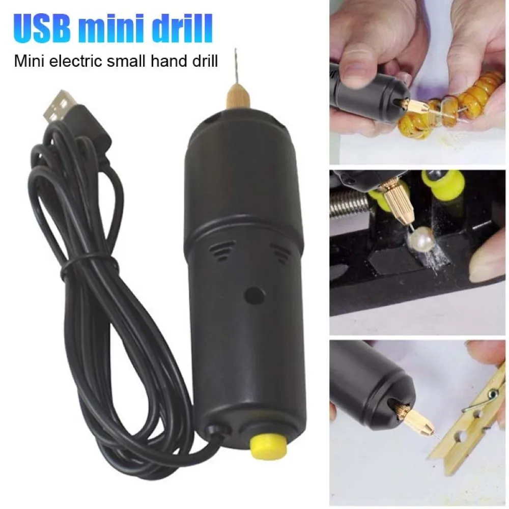

Мини электрический набор сверл Портативный DC 5V Usb ручная дрель Мощность инструментов для самостоятельного изготовления ювелирных изделий, ...
