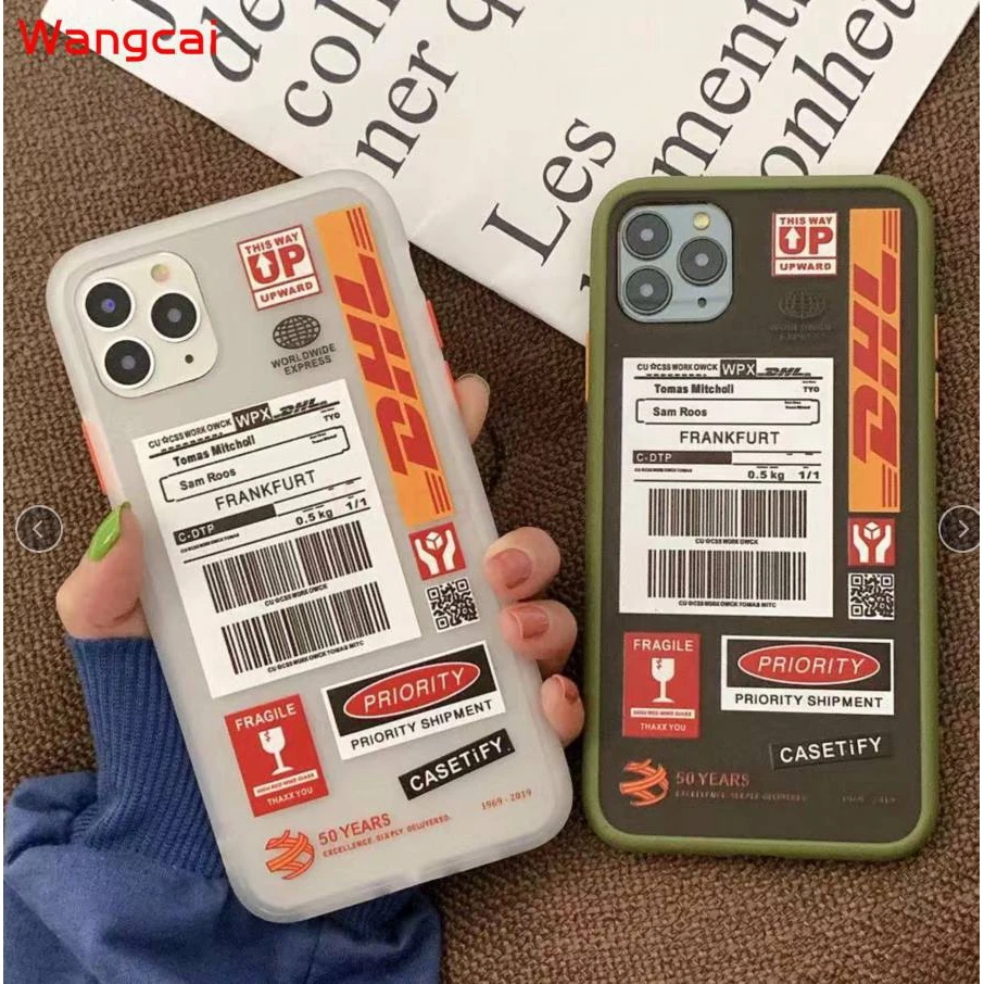 for oppo a8 a91 reno 3 pro reno2 z f s1 v17 iqoo neo case tide brand dhl hot express label anti fall shockproof soft hard cover free global shipping