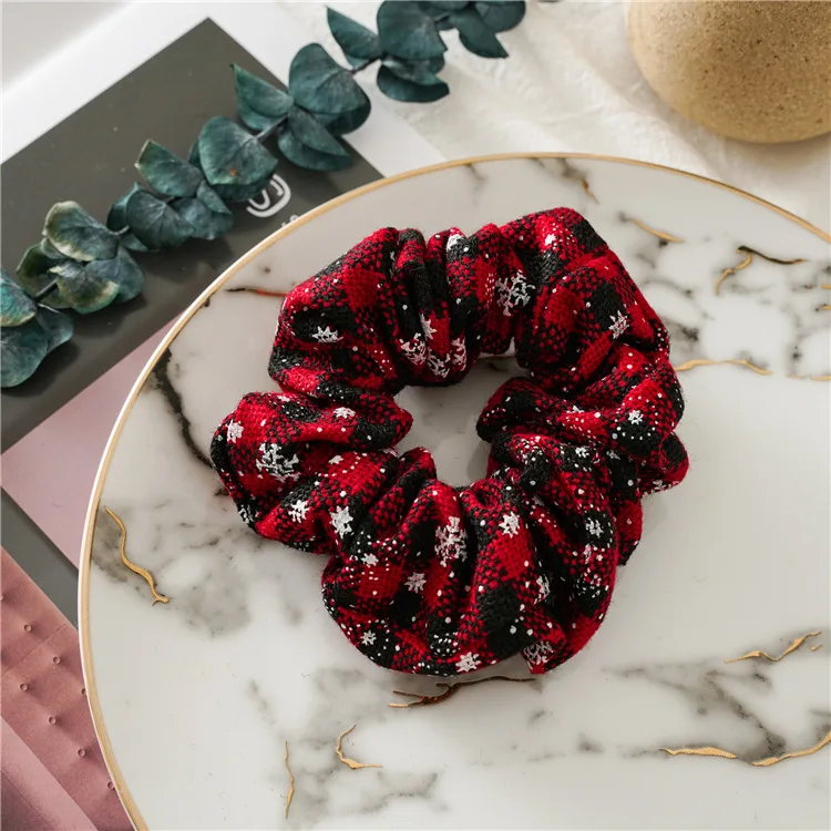 

2020 Christmas New Hair Tie Halloween Girl Ornament Polyester Fabric Woman's Holiday Gift Headbands Hair Clip