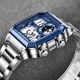 2021 New LIGE Electronic Watch Luxury Top Brand Sport Alarm Clock Date Watches Men Stainless Steel Waterproof Luminous Men Watch Other Image