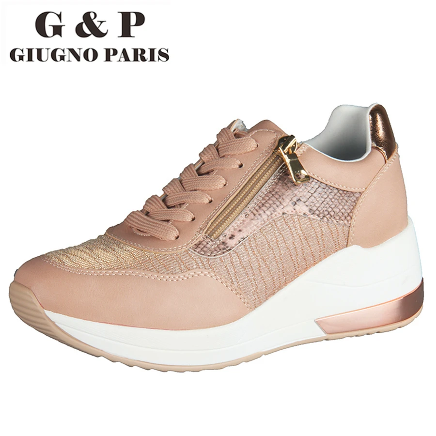 Кроссовки на платформе Женская обувь Повседневная высокого качества Легкие