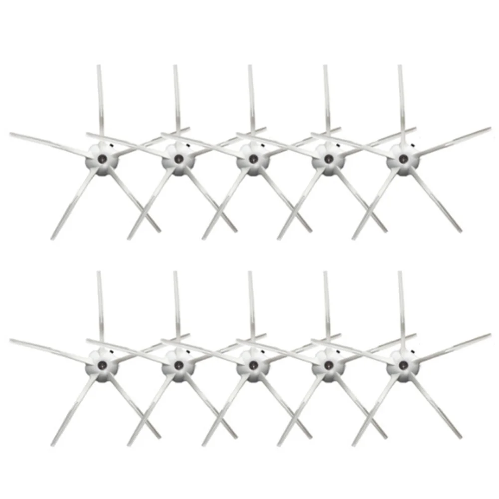 

10 шт. белого цвета, доступен в 5 руки боковая щетка для Xiaomi робот-пылесос для Roborock S50 S51 S55 S5 MAX S6 E35 E2 робот-пылесос запчасти