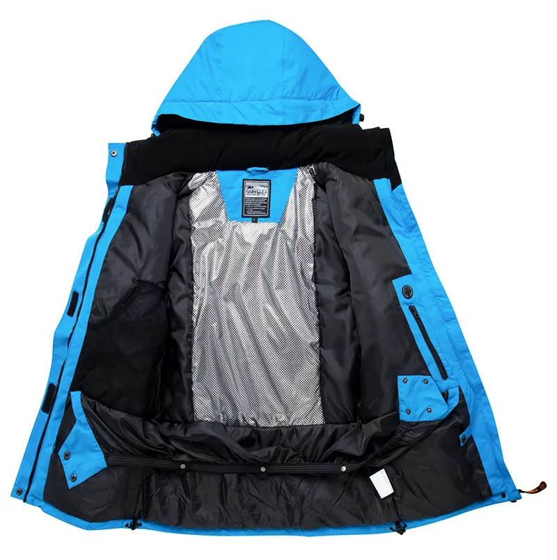 Одноцветные зимние лыжные куртки с капюшоном уличные спортивные теплые