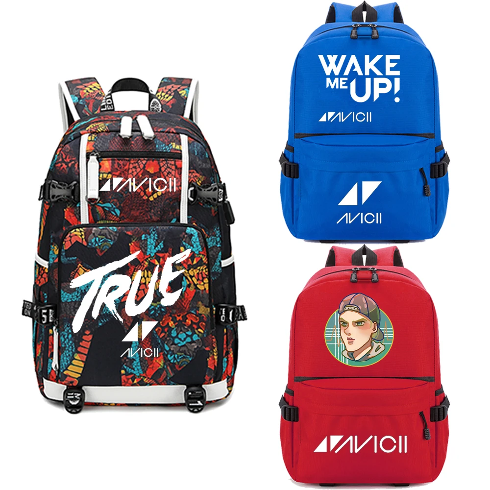 Новый модный дизайнерский школьный рюкзак Avicii TRUE для мальчиков и девочек