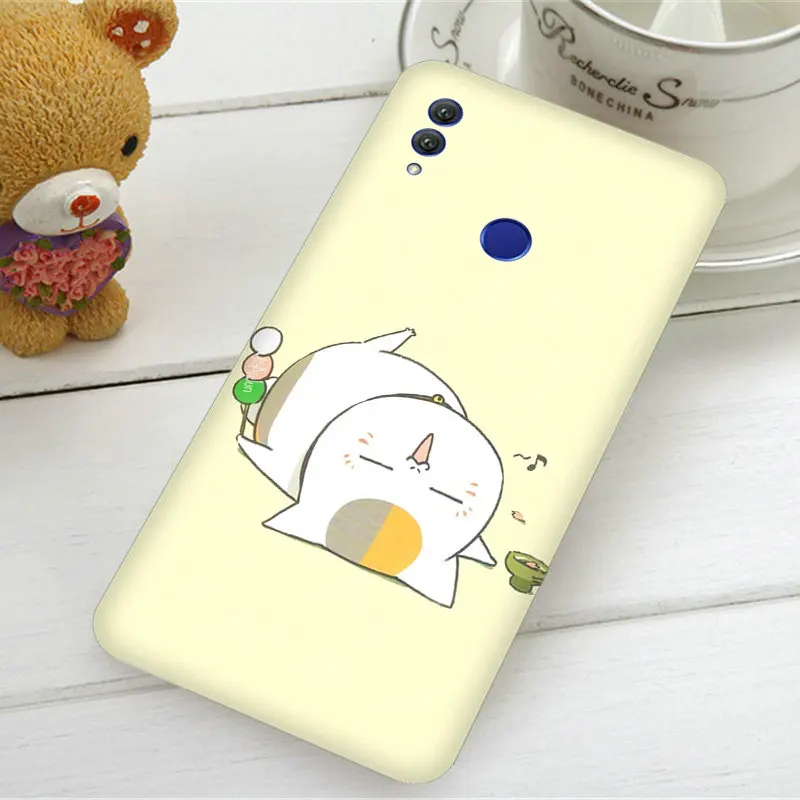 Мягкий Силиконовый ТПУ чехол с изображением кошки Nyanko Sensei natove Yuujinchou для Huawei P8 P9 P10