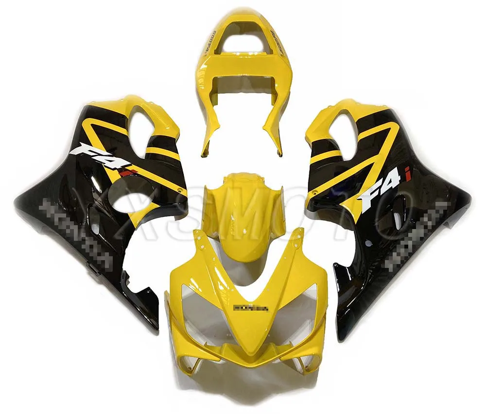 Новый ABS Обтекатели CBR600 F4I 2001 2002 2003 Желтый Черный Кузов обтекатель комплект cbr 600 f4i