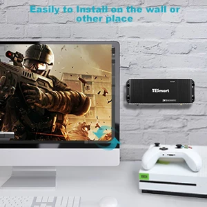 TESmart высокое качество 4 порта USB KVM HDMI переключатель с дополнительным USB 2,0 порт Поддержка 4K*2K(3840x2160) 2 шт 5ft HDMI Кабели