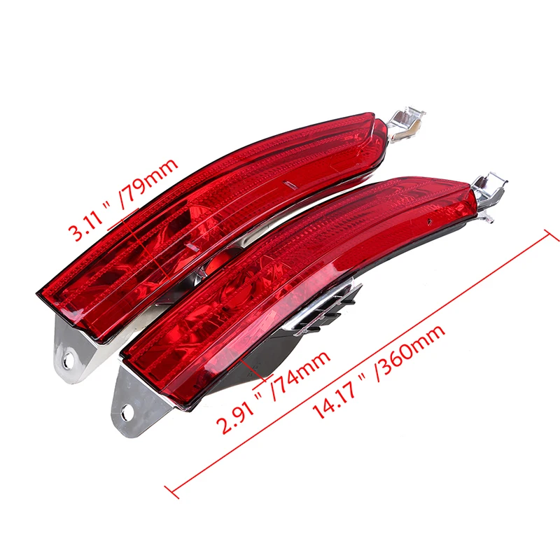 Автомобильный задний отражатель POSSBAY бампер противотуманная фара стоп сигнал