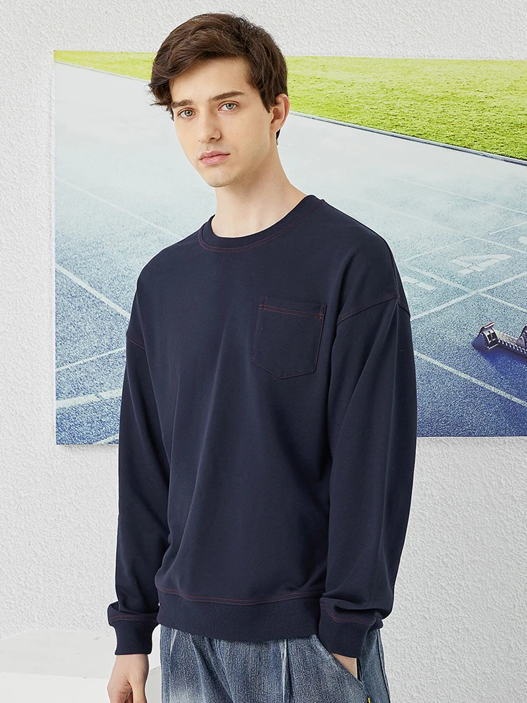 Пионерский лагерь новинка свободные толстовки Мужская Уличная одежда черный