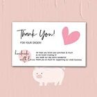30 фотоблесток, белая, спасибо, внешняя благодарная открытка для поддержки моего малого бизнеса, Подарочная поздравительная открытка