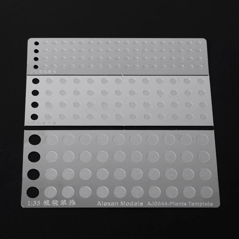 

1:72/1:48/1:35 Scale Static Grass Planting Template Tool for Flock Applicator